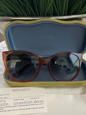 Gucci Tortoise Sunglasses